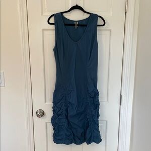 XCVI Teal Sleeveless Sheath Dress